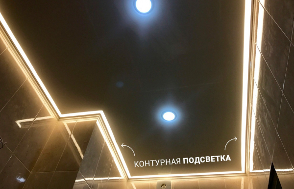 Установка потолка в санузле в подарок